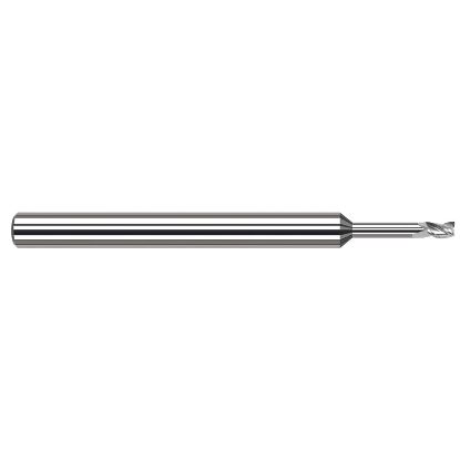 Picture of HARVEY Tool 937110 DIA 5/32 LOC 0.2340 OAL 3.00 End Mill Standard Flute Standard Helix Carbide Uncoated Single End Square Sharp