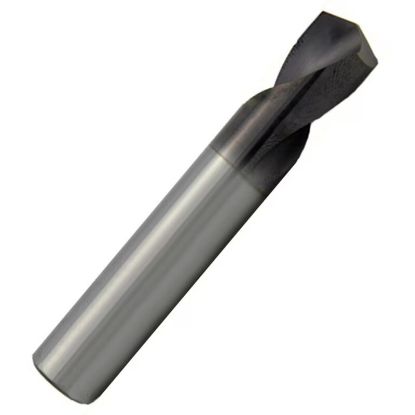Picture of ICE 006-500-4-L DIA 1/2 SH 0.50 LOC 1.2500 OAL 3.00 Spot Drill Carbide TiAlN Single End Square Sharp Blue