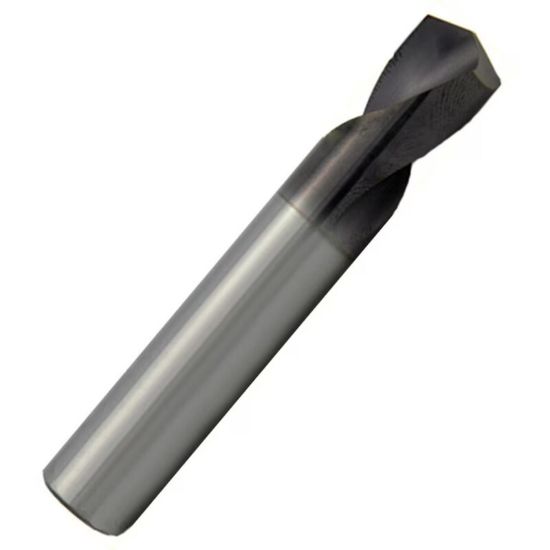 Picture of ICE-ECO-03125-4-25-0875-90-RND-BRITE-R DIA 5/16 SH 0.3125 LOC 0.8750 OAL 2.50 Spot Drill Carbide Single End Spot Drill 90.0° Blue