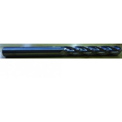 Picture of HTC 775-4112 DIA 1 SH 1.00 LOC 8.00 OAL 12.00 End Mill Standard Flute Standard Helix Carbide Uncoated Single End Ball Nose