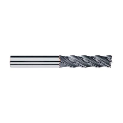 Picture of IMCO 63422 DIA 1/2 SH 0.50 LOC 2.00 OAL 4.00 End Mill Standard Flute Variable Helix Carbide AlTiN Single End Corner Radius 0.0300 0.76MM Pow-R-Feed Mill