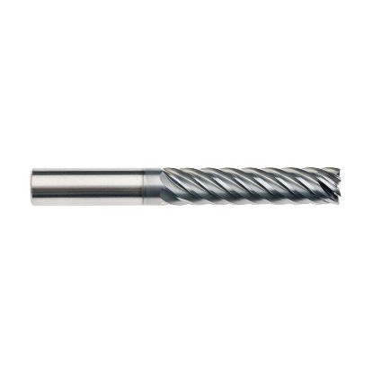Picture of IMCO 63626 DIA 1 SH 1.00 LOC 4.00 OAL 7.00 End Mill Standard Flute Standard Helix Carbide AlCrN Single End Corner Radius 0.1250 3.18MM Pow-R-Path Mill