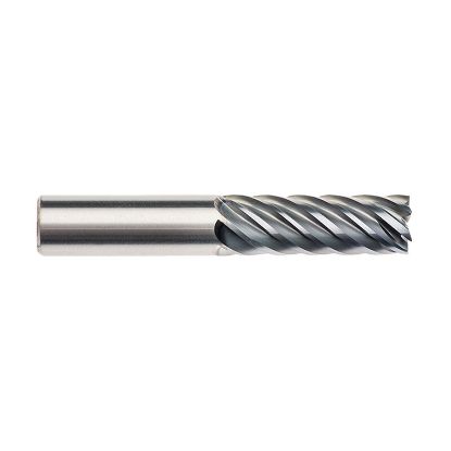 Picture of IMCO 63314 DIA 1 SH 1.00 LOC 2.50 OAL 5.50 End Mill Standard Flute Standard Helix Carbide AlCrN Single End Corner Radius 0.0300 0.76MM Pow-R-Path Mill