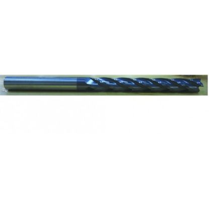 Picture of HTC 777-4436 DIA 7/16 SH 0.4375 LOC 3.00 OAL 6.00 End Mill Standard Flute Standard Helix Carbide AlTiN Single End Square Sharp