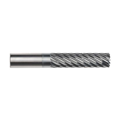 Picture of IMCO 64348 DIA 1 SH 1.00 LOC 3.50 OAL 6.50 End Mill Standard Flute Standard Helix Carbide AlCrN Single End Corner Radius 0.0300 0.76MM Pow-R-Path Mill