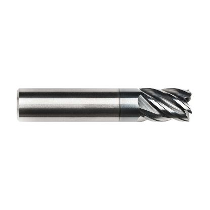Picture of IMCO 65216 DIA 1/2 SH 0.50 LOC 0.6250 OAL 2.50 End Mill Standard Flute Standard Helix Carbide AlCrN Single End Corner Radius 0.0600 1.52MM enDURO Mill