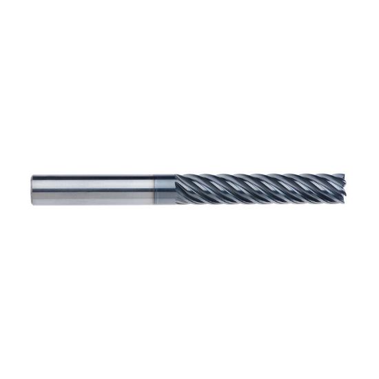 Picture of IMCO 66083 DIA 1/2 SH 0.50 LOC 2.6250 OAL 5.00 End Mill Standard Flute Standard Helix Carbide AlCrN Single End Corner Radius 0.0300 0.76MM enDURO Mill