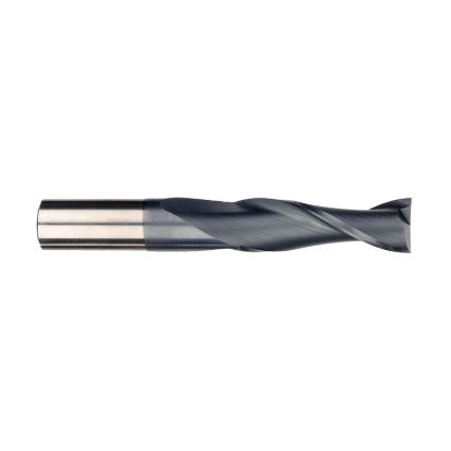 Picture of IMCO 36649 DIA 3/4 SH 0.7500 LOC 2.2500 OAL 5.00 End Mill Standard Flute Standard Helix Carbide AlTiN Single End Square Sharp General Purpose