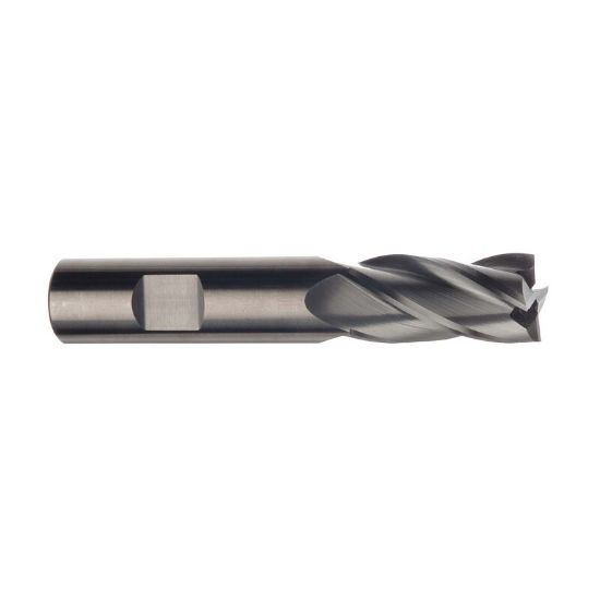 Picture of IMCO 39745 DIA 3/8 SH 0.3750 LOC 1.00 OAL 2.50 End Mill Standard Flute Standard Helix Carbide Uncoated Single End Square Sharp General Purpose