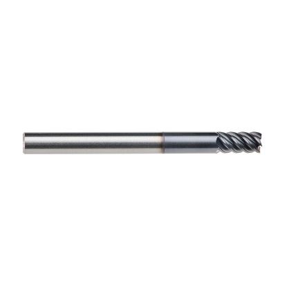Picture of IMCO 69050 DIA 1/8 SH 0.1250 LOC 0.2500 OAL 1.50 End Mill Standard Flute High Helix Carbide AlTiN Single End Square Sharp Omega-6 Mill