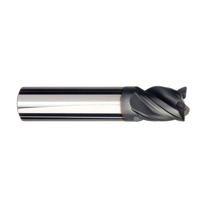 Picture of IMCO 63060 DIA 1/2 SH 0.50 LOC 0.6250 OAL 2.50 End Mill Standard Flute Variable Helix Carbide AlTiN Single End Corner Radius 0.0300 0.76MM Pow-R-Feed Mill