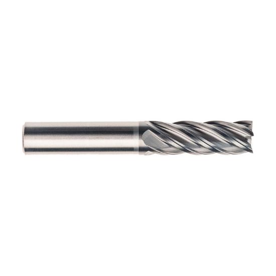 Picture of IMCO 61559 DIA 5/8 SH 0.6250 LOC 1.8750 OAL 4.00 End Mill Standard Flute Standard Helix Carbide TAC Single End Corner Radius 0.0300 0.76MM Pow-R-Path Mill