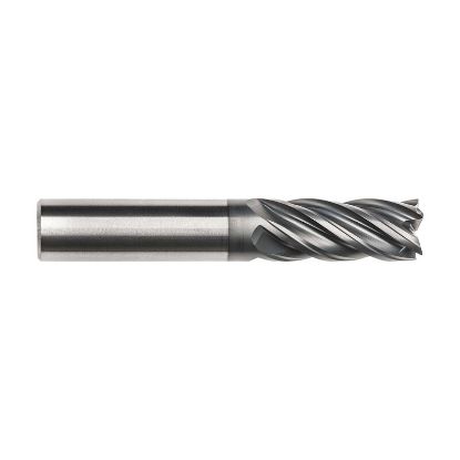 Picture of IMCO 61596 DIA 1 SH 1.00 LOC 2.00 OAL 5.00 End Mill Standard Flute Standard Helix Carbide TAC Single End Corner Radius 0.0300 0.76MM Pow-R-Path Mill