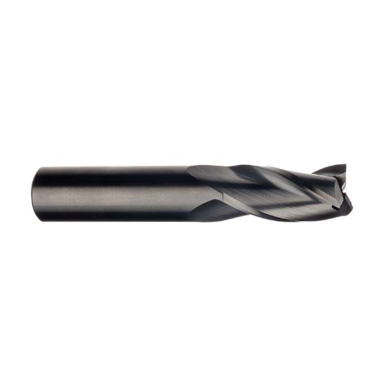 Picture of IMCO 33832 DIA 1/2 SH 0.50 LOC 1.00 OAL 3.00 End Mill Standard Flute Standard Helix Carbide AlTiN Single End Square Sharp General Purpose