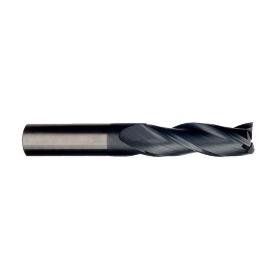 Picture of IMCO 33913 DIA 3/16 SH 0.1875 LOC 0.7500 OAL 2.50 End Mill Standard Flute Standard Helix Carbide AlTiN Single End Square Sharp General Purpose