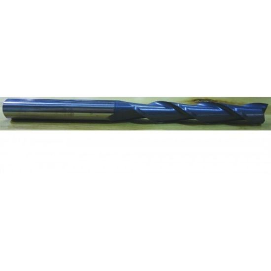 Picture of HTC 180-2100 DIA 1 SH 1.00 LOC 3.00 OAL 6.00 End Mill Standard Flute Standard Helix Carbide AlTiN Single End Square Sharp