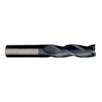 Picture of IMCO 37033 DIA 5MM SH 0.1969 LOC 1.2205 OAL 2.9528 End Mill Standard Flute Standard Helix Carbide AlTiN Single End Square Sharp General Purpose