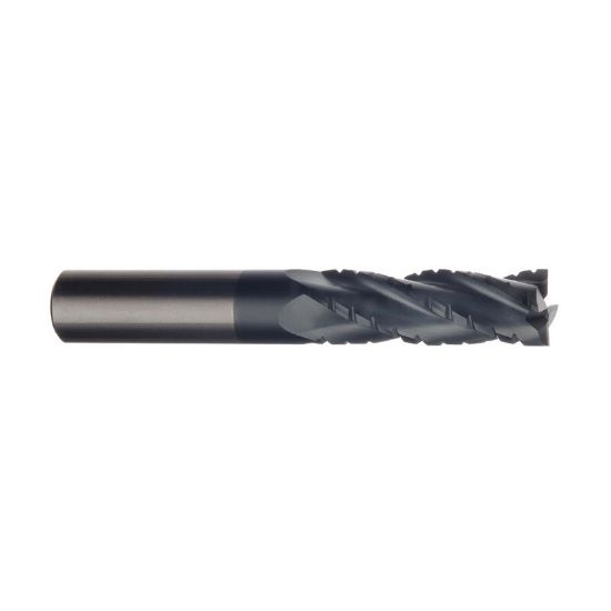 Picture of IMCO 33299 DIA 1/4 SH 0.2500 LOC 1.1250 OAL 3.00 End Mill Carbide AlTiN Single End Square Sharp Spector R/F Mill