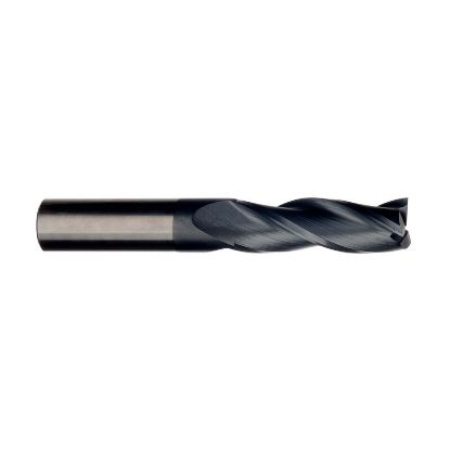 Picture of IMCO 33931 DIA 3/8 SH 0.3750 LOC 1.1250 OAL 3.00 End Mill Standard Flute Standard Helix Carbide AlTiN Single End Square Sharp General Purpose