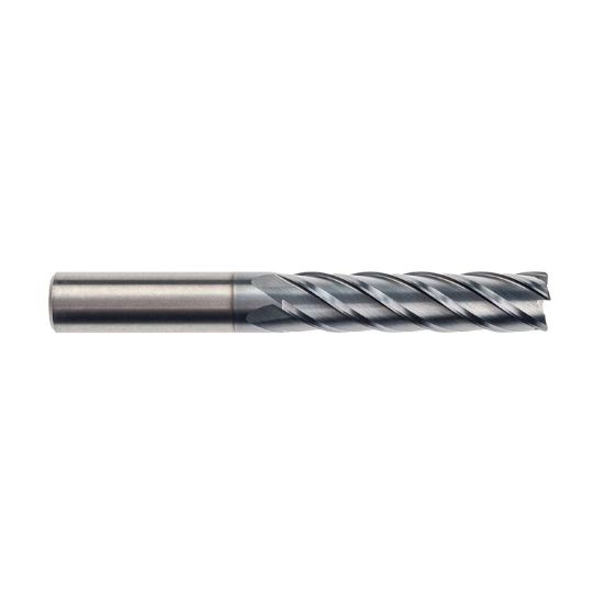 Picture of IMCO 62484 DIA 3/4 SH 0.7500 LOC 3.00 OAL 6.00 End Mill Standard Flute Standard Helix Carbide AlCrN Single End Corner Radius 0.0600 1.52MM Pow-R-Path