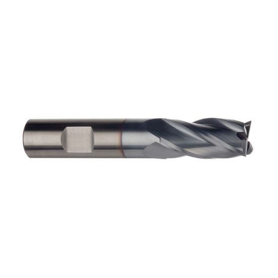Picture of IMCO 39784 DIA 5/8 SH 0.6250 LOC 1.2500 OAL 3.50 End Mill Standard Flute Standard Helix Carbide TiCN Single End Square Sharp General Purpose