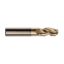 Picture of IMCO 61003 DIA 1/8 SH 0.1250 LOC 0.3750 OAL 1.50 End Mill Standard Flute High Helix Carbide Uncoated Single End Ball Nose Streaker Mill