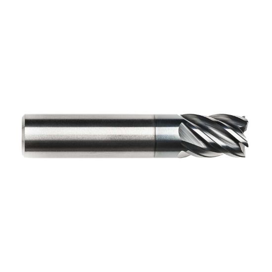 Picture of IMCO 65064 DIA 5/16 SH 0.3125 LOC 0.4375 OAL 2.00 End Mill Standard Flute Standard Helix Carbide AlCrN Single End Corner Radius 0.0600 1.52MM enDURO Mill
