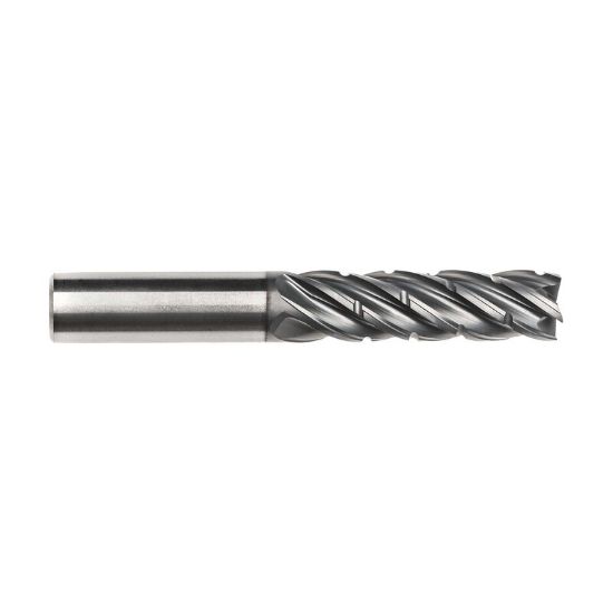 Picture of IMCO 61448 DIA 1 SH 1.00 LOC 3.00 OAL 6.00 End Mill Standard Flute Standard Helix Carbide TAC Single End Square Sharp Pow-R-Path Mill