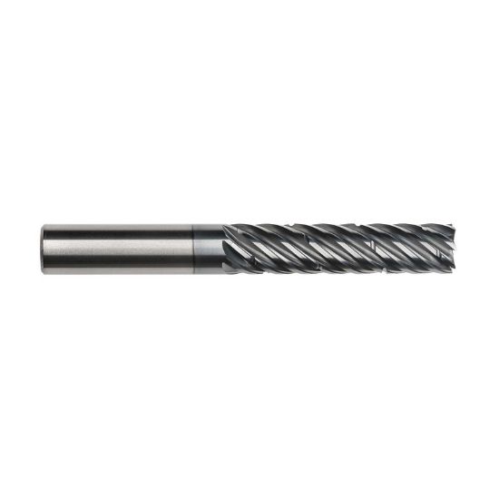 Picture of IMCO 66535 DIA 1 SH 1.00 LOC 2.2500 OAL 5.00 End Mill Standard Flute Standard Helix Carbide AlCrN Single End Corner Radius 0.0600 1.52MM enDURO Mill