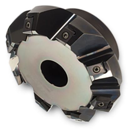Picture of INGERSOLL 9N6A-03R01 Milling Cutter 43.3° 3.000 Shell Arbor 1.0000 6 Flute 0.31 Max DOC 1.750 OAL