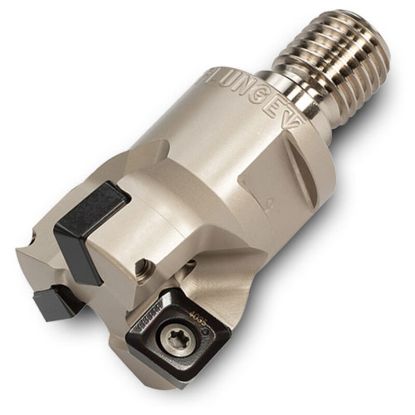 Picture of INGERSOLL QHU-15017X8R01 Milling Cutter 1.500 Screw M16 3 Flute Coolant 0.47 Max DOC
