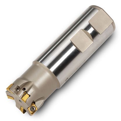 Picture of INGERSOLL 1TJ1D-1502281R01 Milling Cutter 90.0°, Back Draft 1.500 Cylindrical 1.2500 6 Flute Coolant 0.24 Max DOC 4.500 OAL
