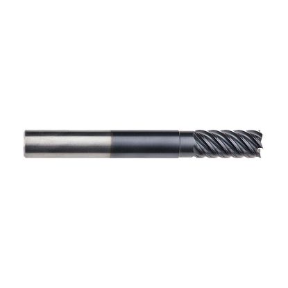 Picture of IMCO 69605 DIA 20MM SH 0.7874 LOC 1.6929 OAL 4.9213 End Mill Standard Flute High Helix Carbide AlTiN Single End Corner Radius 0.0394 1.00MM Omega-6 Mill