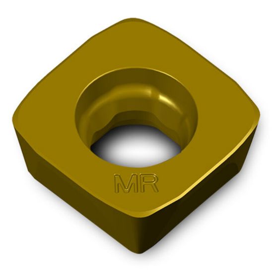 Picture of INGERSOLL SDXS0904MPR-MM IN2535 Milling Insert Square TiAIN + TiN GoldQuadF Insert