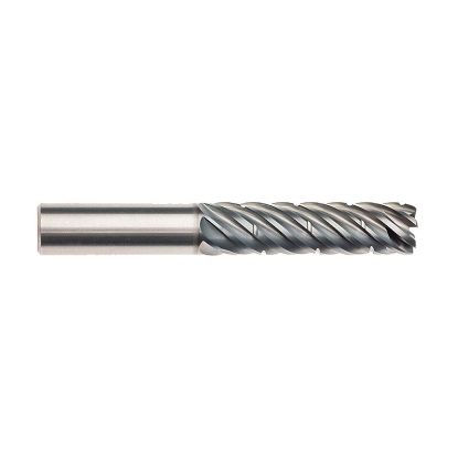 Picture of IMCO 63461 DIA 1 SH 1.00 LOC 3.50 OAL 6.50 End Mill Standard Flute Standard Helix Carbide AlCrN Single End Corner Radius 0.0600 1.52MM Pow-R-Path Mill