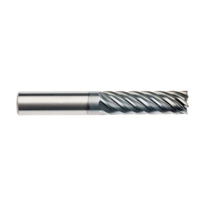 Picture of IMCO 63526 DIA 1/2 SH 0.50 LOC 1.50 OAL 3.50 End Mill Carbide AlCrN Single End Square Sharp Pow-R-Path Mill