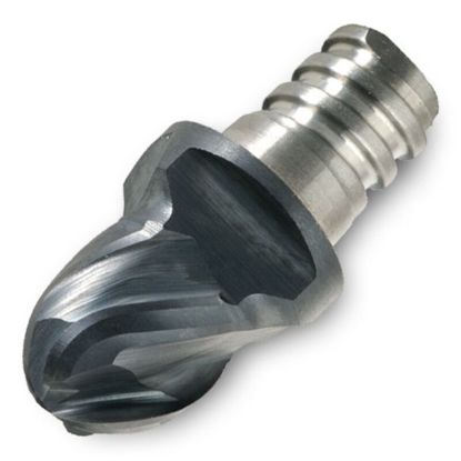 Picture of INGERSOLL 47B05007TQRB15 IN2005 DIA 5MM SH T05 LOC 0.1969End Mill,Replacable Head Standard Flute Standard Helix Carbide TiAlN Single End Ball Nose CHIPSURFER