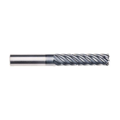 Picture of IMCO 63669 DIA 1 SH 1.00 LOC 4.00 OAL 7.00 End Mill Standard Flute Standard Helix Carbide AlCrN Single End Corner Radius 0.0600 1.52MM Pow-R-Path Mill