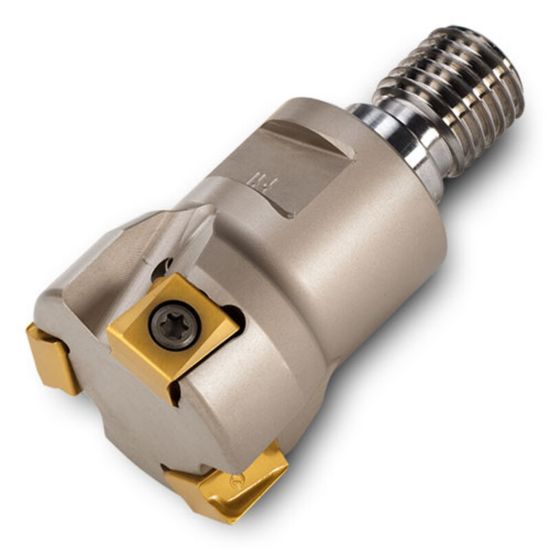 Picture of INGERSOLL 1SJ1F-12015X8R01 Milling Cutter 90.0° 1.250 Screw M16 3 Flute Coolant 0.42 Max DOC