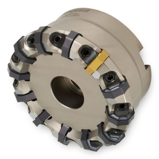 Picture of INGERSOLL OP1N-10R01 Milling Cutter 43.0° 10.00 Shell Arbor 2.5000 30 Flute 0.2 Max DOC 2.375 OAL