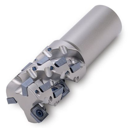 Picture of INGERSOLL 25J3G-1502681R01 Milling Cutter 90.0°, Corn Cob 1.500 Cylindrical 1.2500 3 Flute 2.13 Max DOC 4.850 OAL