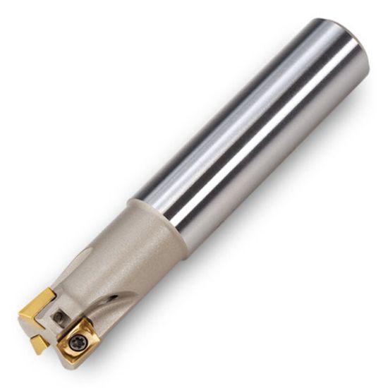 Picture of INGERSOLL 12J1D-06014S6R01 Milling Cutter 90.0° 0.620 Cylindrical 0.6250 3 Flute Coolant 0.22 Max DOC 6.000 OAL