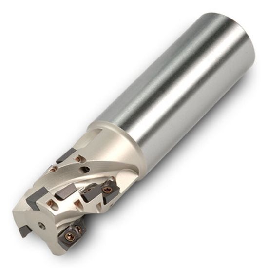 Picture of INGERSOLL 22J3D-0601179R01 Milling Cutter 90.0°, Corn Cob 0.625 Cylindrical 0.6250 2 Flute Coolant 0.65 Max DOC 3.500 OAL