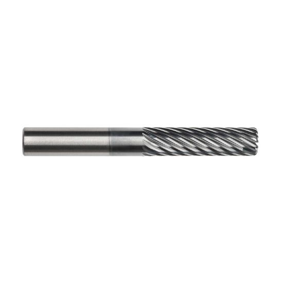 Picture of IMCO 64278 DIA 1/2 SH 0.50 LOC 1.7500 OAL 4.00 End Mill Standard Flute Standard Helix Carbide AlCrN Single End Corner Radius 0.0600 1.52MM Pow-R-Path Mill