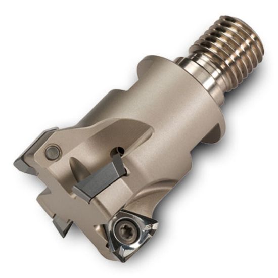 Picture of INGERSOLL 1KJ1G032043X8R00 Milling Cutter 90.0° 1.260 Screw M16 3 Flute Coolant 0.4331 Max DOC