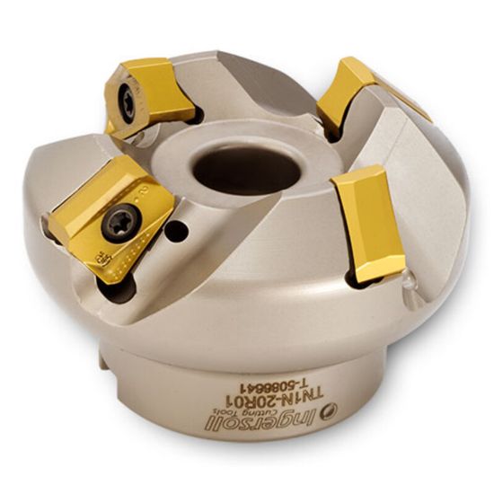 Picture of INGERSOLL TN1N-20R01 Milling Cutter 45.0° 2.000 Shell Arbor 0.7500 4 Flute 0.33 Max DOC 1.750 OAL