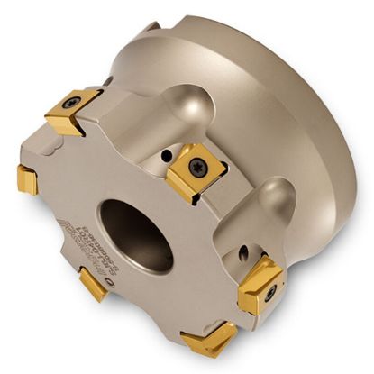 Picture of INGERSOLL SJ5J-04R01 Milling Cutter 90.0° 4.000 Shell Arbor 1.5000 8 Flute Coolant 0.54 Max DOC 2.375 OAL