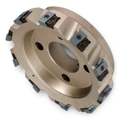 Picture of INGERSOLL SJ2R-08R01 Milling Cutter 90.0° 8.000 Shell Arbor 2.5000 9 Flute 0.96 Max DOC 2.375 OAL