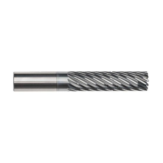 Picture of IMCO 64338 DIA 3/4 SH 0.7500 LOC 2.6250 OAL 5.00 End Mill Standard Flute Standard Helix Carbide AlCrN Single End Corner Radius 0.1250 3.18MM Pow-R-Path Mill