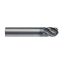 Picture of IMCO 65266 DIA 1/2 SH 0.50 LOC 1.00 OAL 3.00 End Mill Standard Flute Standard Helix Carbide AlCrN Single End Ball Nose enDURO Mill